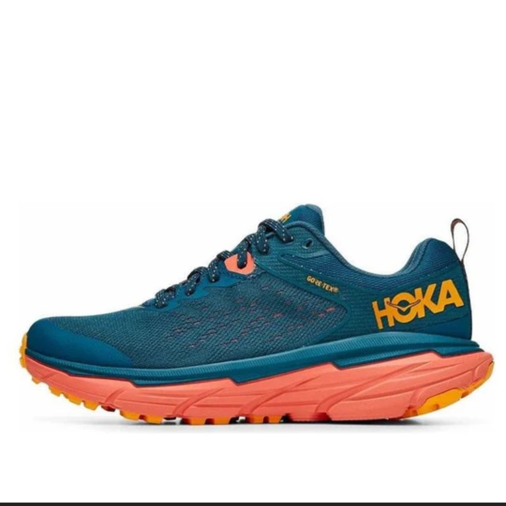 Hoka One One Shoes Womens 8.5 Challenger ATR 6 GTX 1116878 Blue Running Sneakers